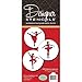 Designer Stencils C889 Ballerina Cookie Stencil Set, Beige/Semi-Transparent