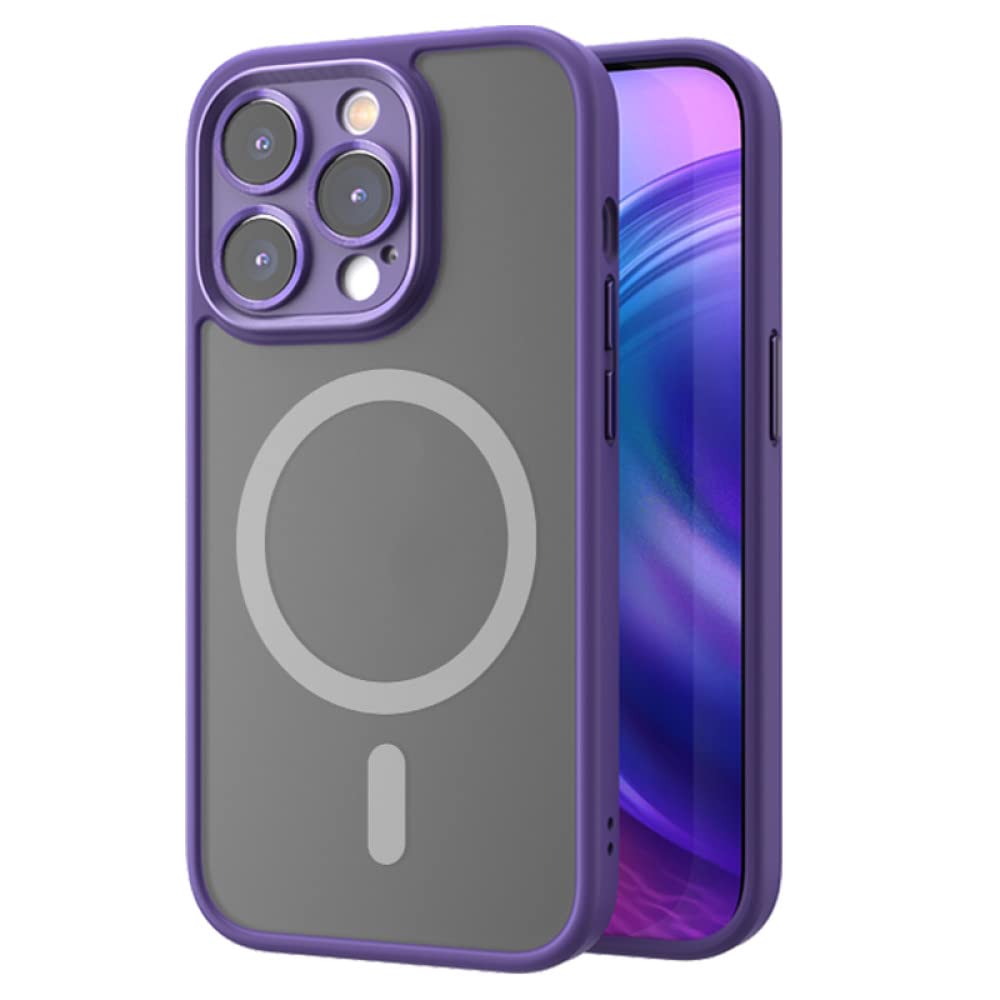 Protection iPhone 14 Pro Max magnétique mate et résistante aux chocs
