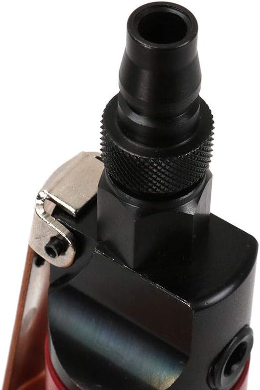 1/4”(6mm) Air Grinder,Angled Air Die Grinder,Edge Series Air Angle Die Grinder,Mini Air Angle Die Grinder,Pneumatic Angle Die Grinder Free Speed 22000 RPM Red