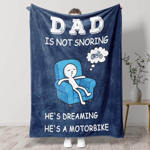 PRSTENLY Dad Gifts 60 * 50in Fleece Blanket