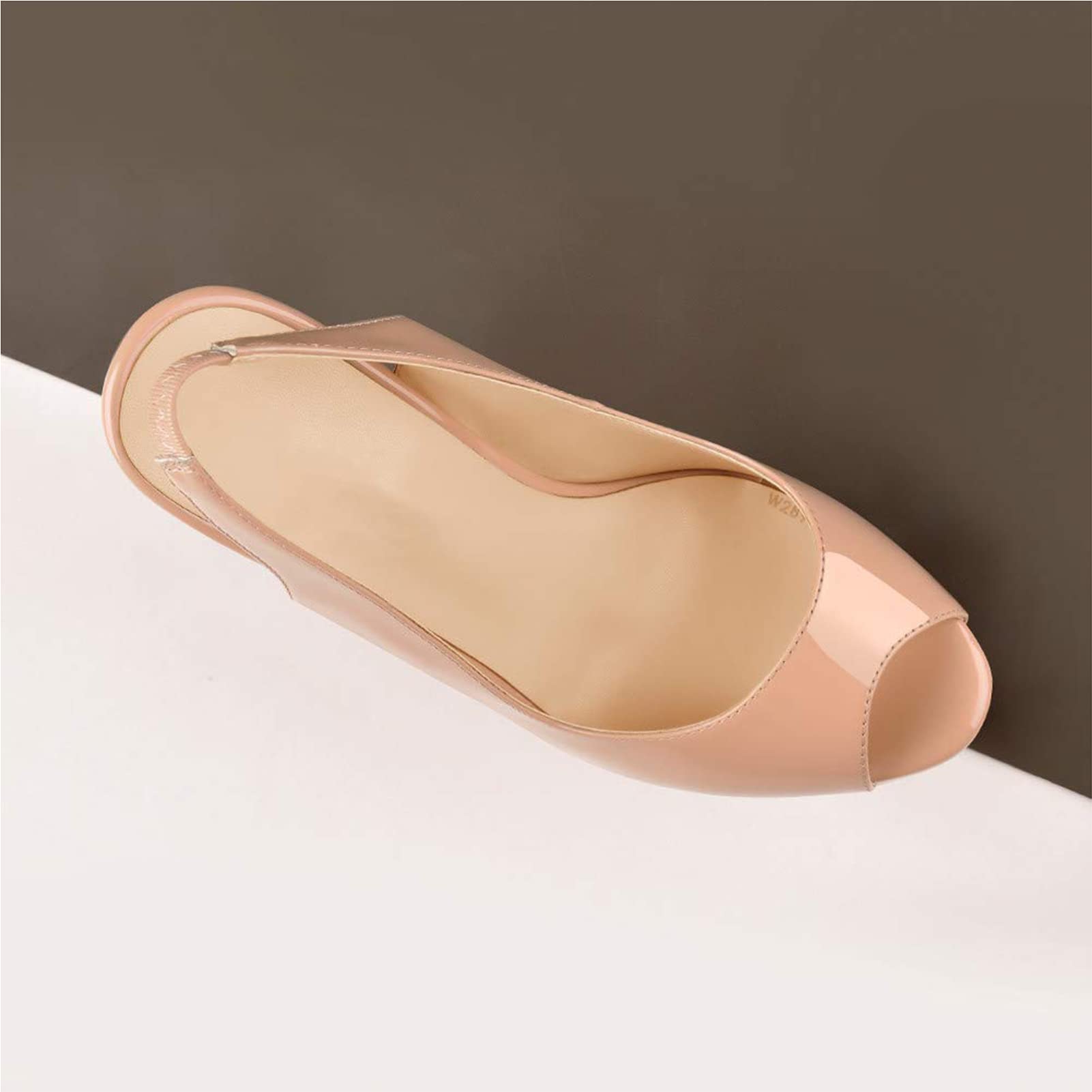 BAtlam Sandali con Plateau E Tacco Alto da Donna, Tacchi Alti in Gomma Antiscivolo, Décolleté per Banchetti da Festa, Scarpe da Ballo,B,35