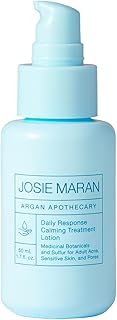 Argan Apothecary Daily Response Moisturizing Lotion - 2-in-1 Redness Reducing Skin Care & Spot Treatment with 3% OTC Sulfur & Tea Tree Oil - Face Lotion for Oily Skin (1.7 fl oz / 50 ml)