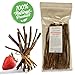 Aroma Depot Strawberry 4 oz. Flavored Licorice Root Chew Sticks for Humans. 100% Pure Natural | Oral Health & Fresh Bearth | Individual Sticks are 6.5-7 inches Long. Glycyrrhiza Glabra from Turkey.