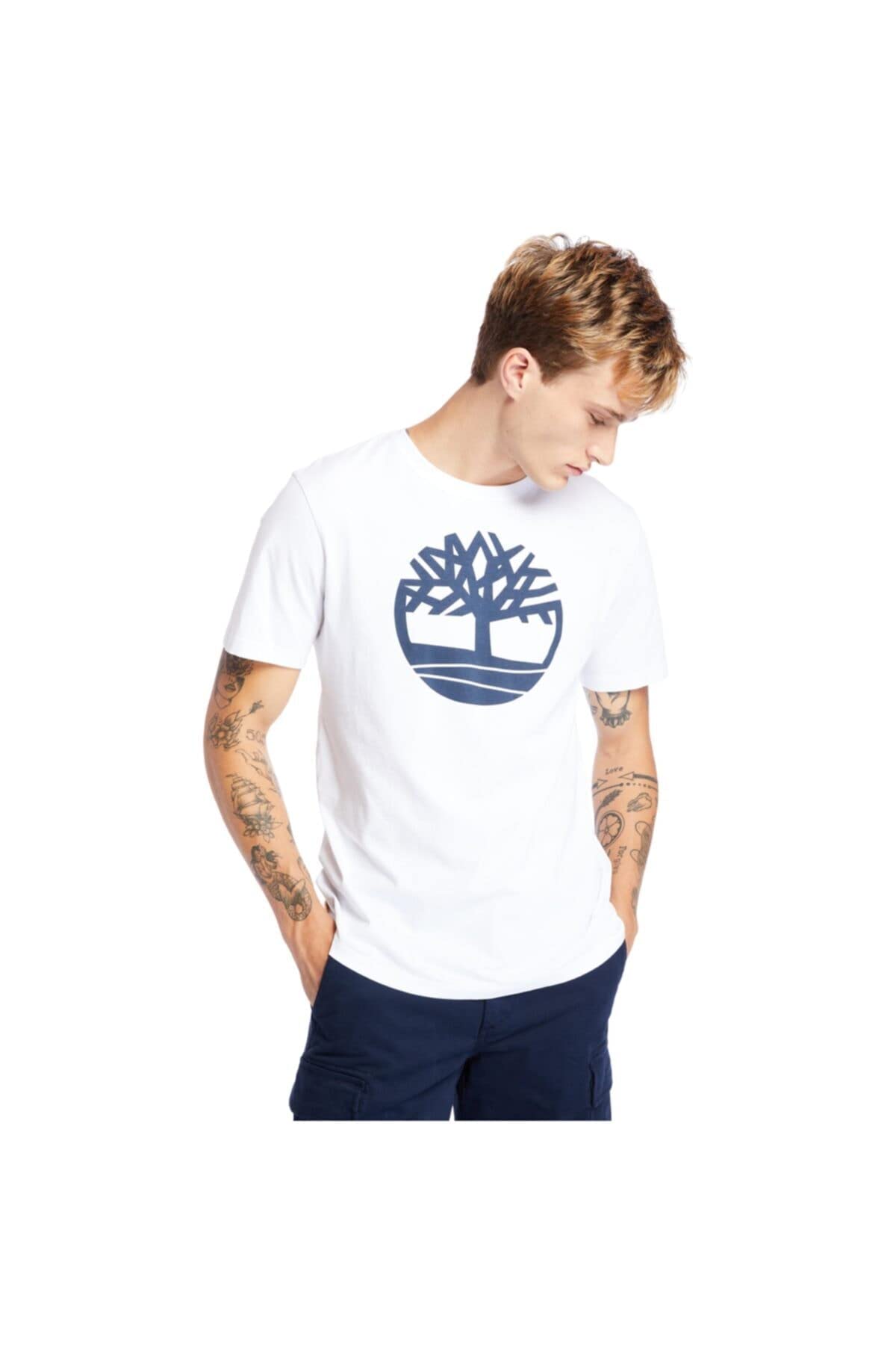 Mens Kennebec River Tree Logo Tee T-Shirt
