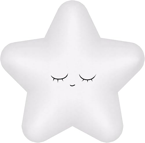 Miniatura 8 de Cuspilo Almohada de nube suave con forma de decoración para dormitorio, sala de estar, habitación de niños, sofá, oficina, coche, 12 pulgadas