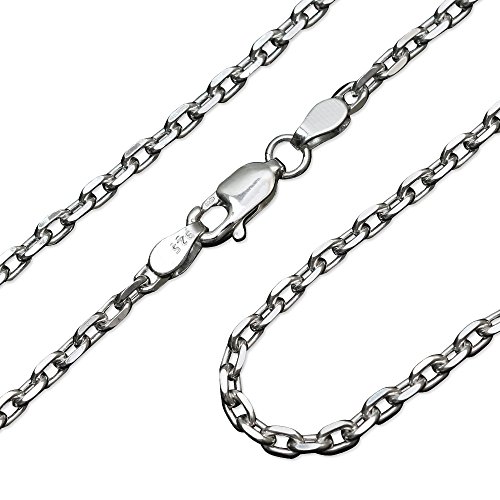 BYTHESEA lbNX `F[ Vo[925 4ʃJbg`F[ 2.6mm Y fB[X nCAWG[ 50cm