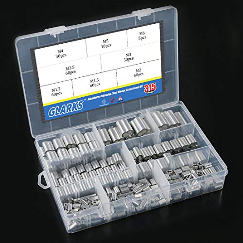 315 embouts aluminium double barillet M1.2-M6