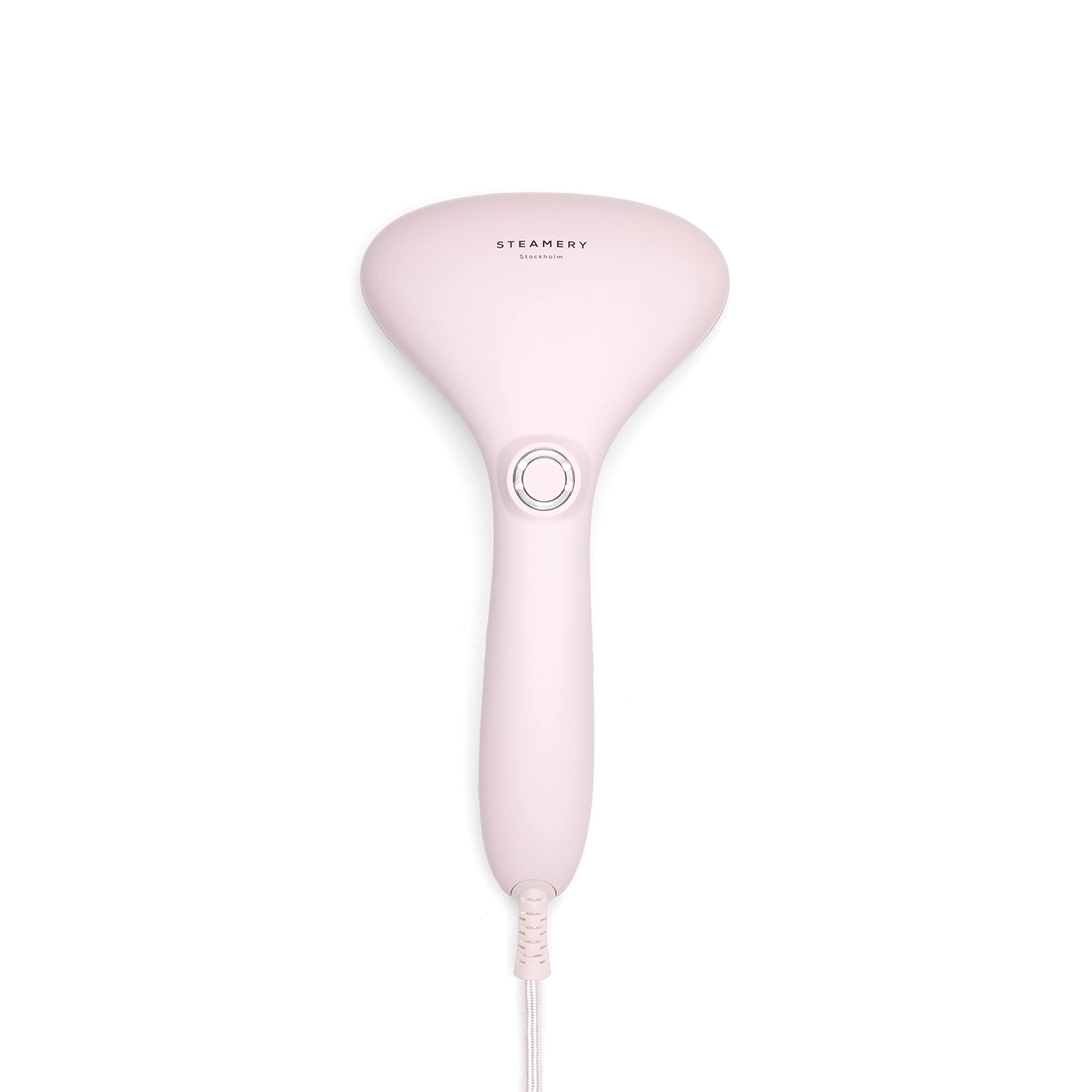 STEAMERY Stockholm Cirrus 2 Travel Steamer - Steam Cleans Clothing, Delicates, and Fabrics (Pink)