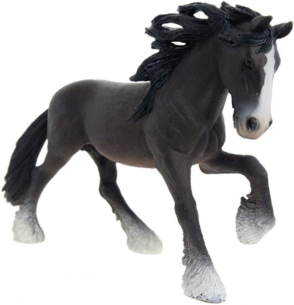Schleich Shire Stallion Toy Figure