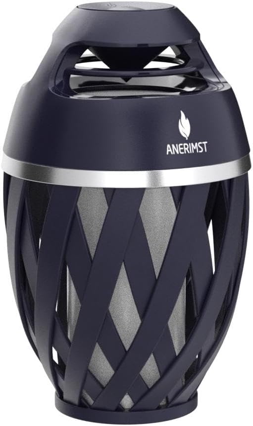 ANERIMST Unique Gifts for Men, Outdoor Bluetooth Speaker Waterproof Wireless with Torch LED Light, Birthday Gift for Boyfriend Him Dad, Cool for Garden, Patio, Outside (Blue Light) - Image 4