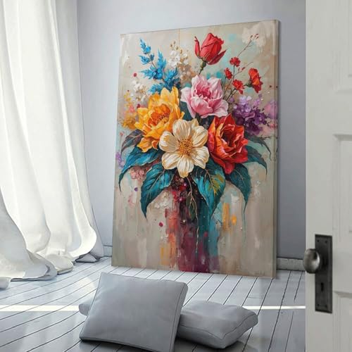 Tableaux muraux pour cuisine et bureau sinyumoney Décoration murale fleur