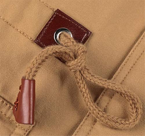 HZCX FASHION Men's Washed Cotton Fleece Lined Thick Winter Hooded Bomber Jackets4