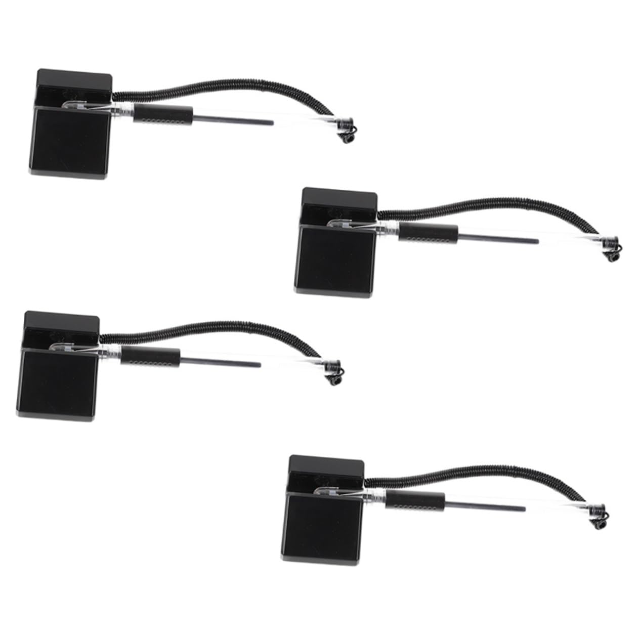 Homoyoyo 4 Set Penne Gel Nere Con Supporto Da Banco Per Reception Ufficio Banca Penne Da Banco Sicurezza Antirapina Inchiostro Fluido Resistente Alla 4 Pezzi*4