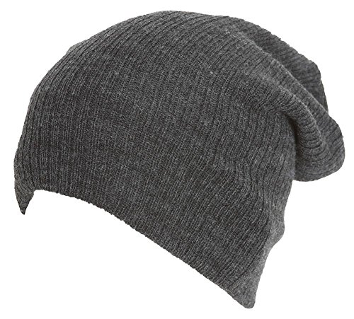 TOP HEADWEAR Dark Grey Winter Slouch Beanie