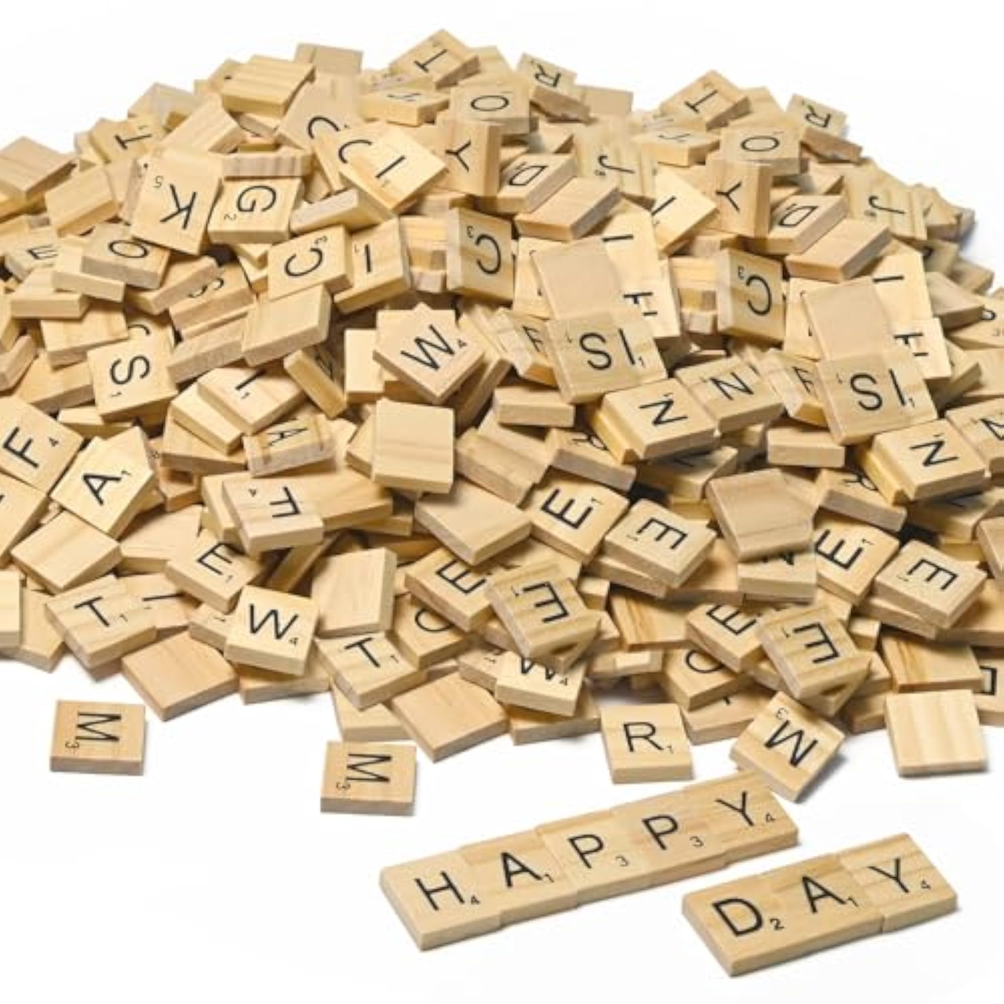 Alphabet Letter Tiles for DIY Wall Art, 1200 PCS