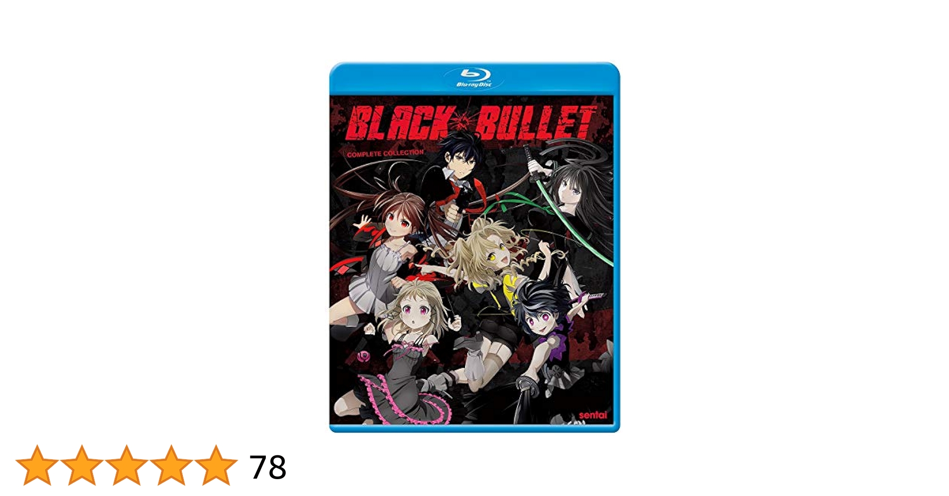 Black Bullet　Blu-ray全巻収納BOX付き Black Bullet Blu-ray全巻収納BOX付き Black Bullet Complete