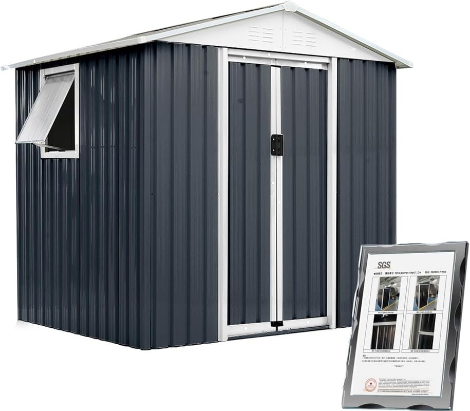 Amazon | BTYJLEBE プレハブ小屋 【SGS防積雪認証】物置屋外 大型 