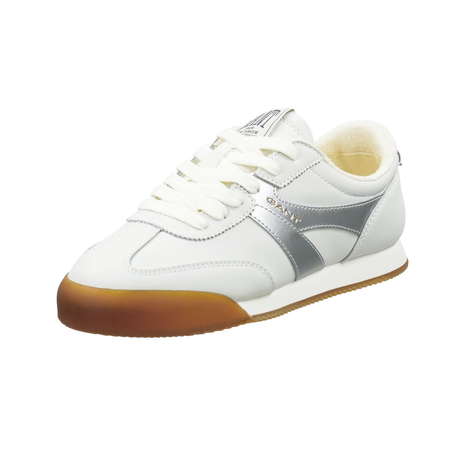 GANT Women Beylana Sneaker, White, 8.5 UK