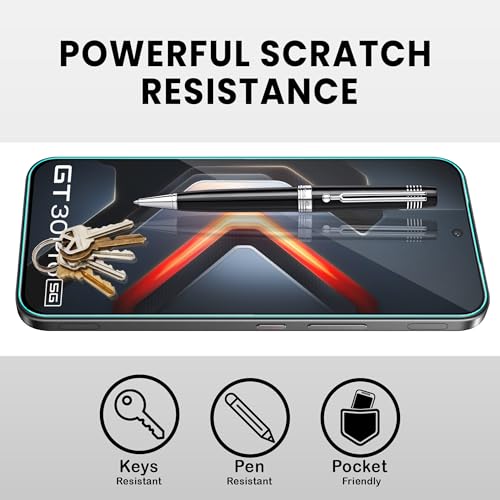 Image of ArmourPro Military-Grade Tempered Glass for Infinix GT 30 Pro - 9H Anti Scratch, Edge-to-Edge Coverage, HD Clarity, Smooth Touch, Case Friendly, Easy Installation Kit with Cable Protector