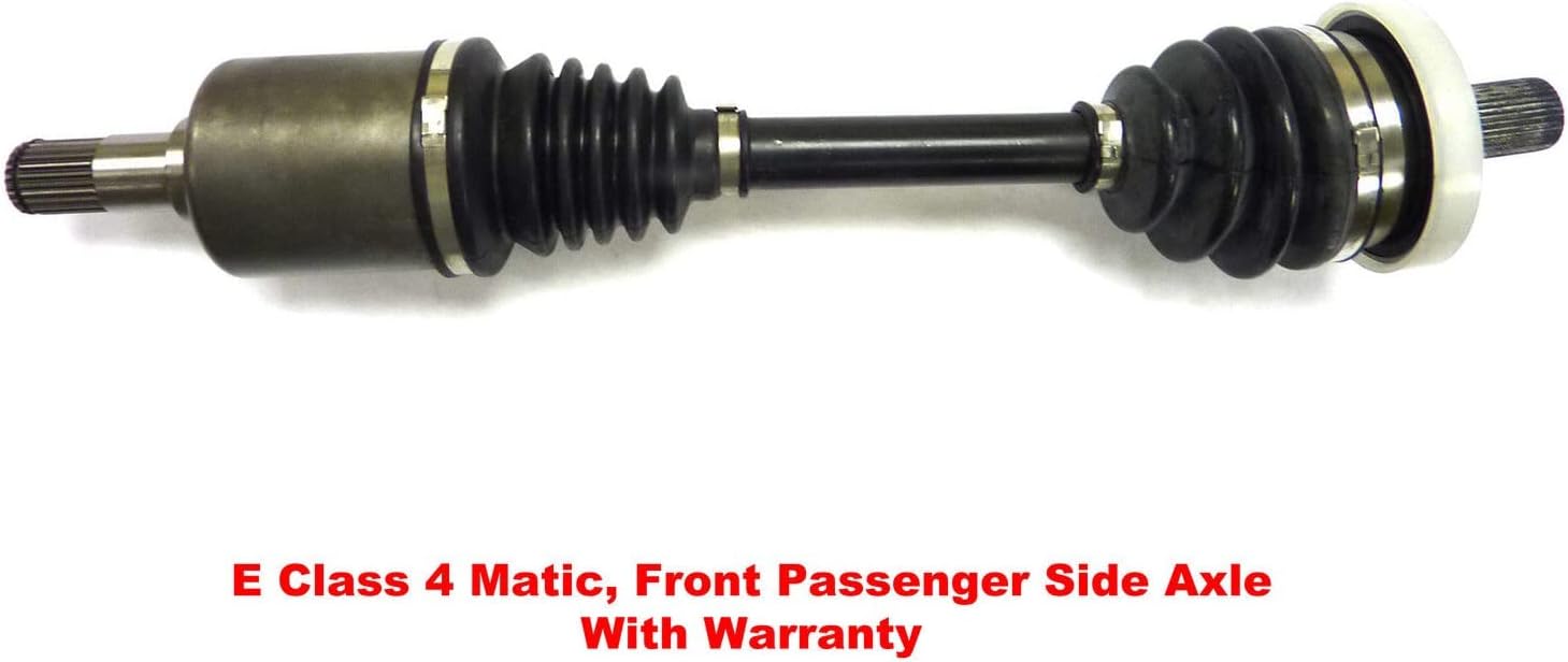 DTA ME24112412A Front CV Axle Assembly Pair Left Right (2) Compatible With Mercedes Benz E280, E300, E320, E350, E500, E550, 4Matic, OEM Replacement