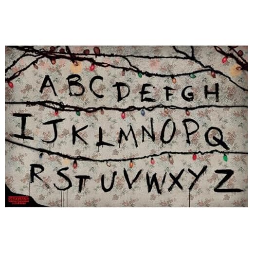 Stranger Things "R, U, N", maxi affisch, 61 x 91,5 cm