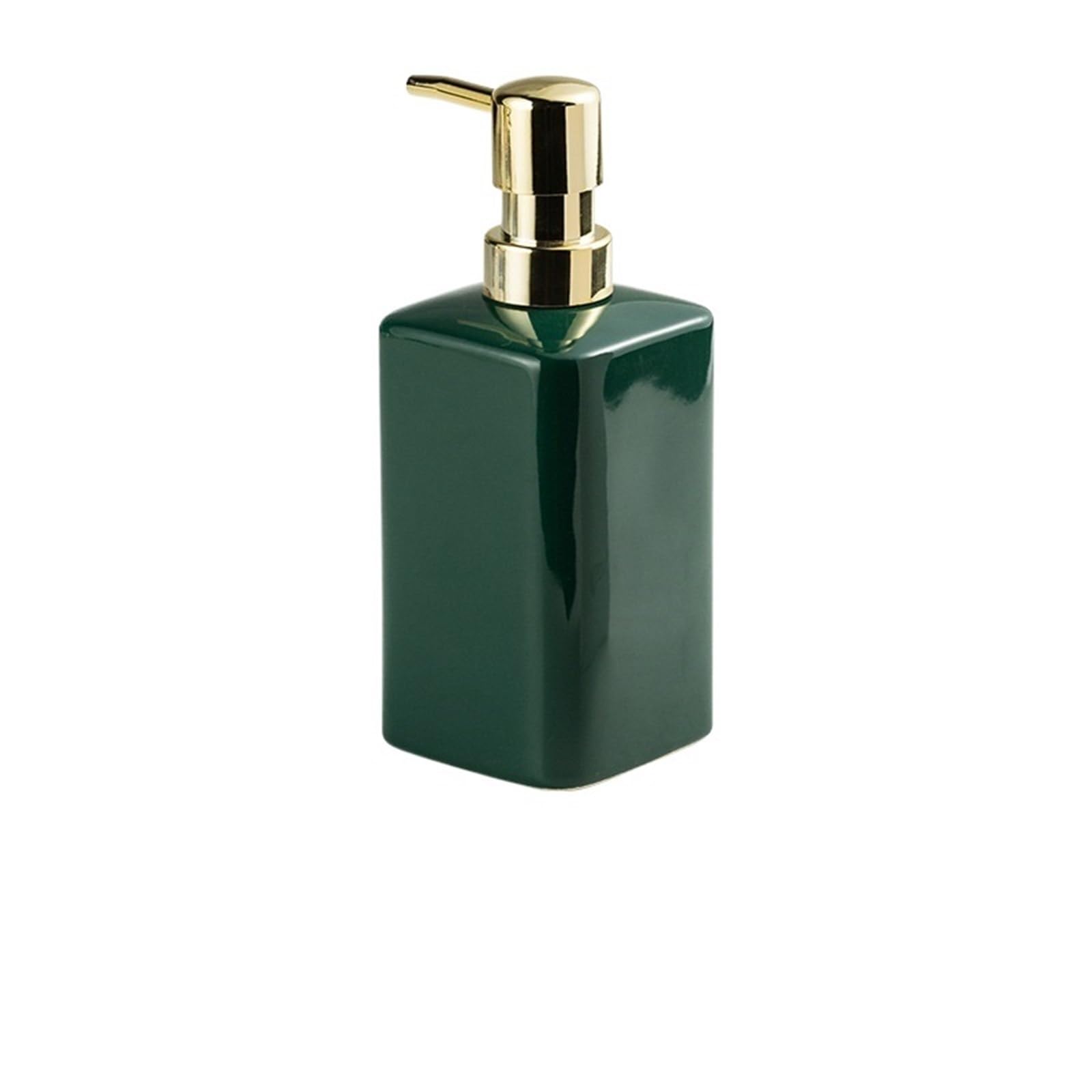 Ugzxcvbn Color5 Ceramic Soap Dispenser, Ceramic Soap Dispenser Hand Soap/Shower Gel/Lotion - Enamel Gold Press Bathroom Accessory