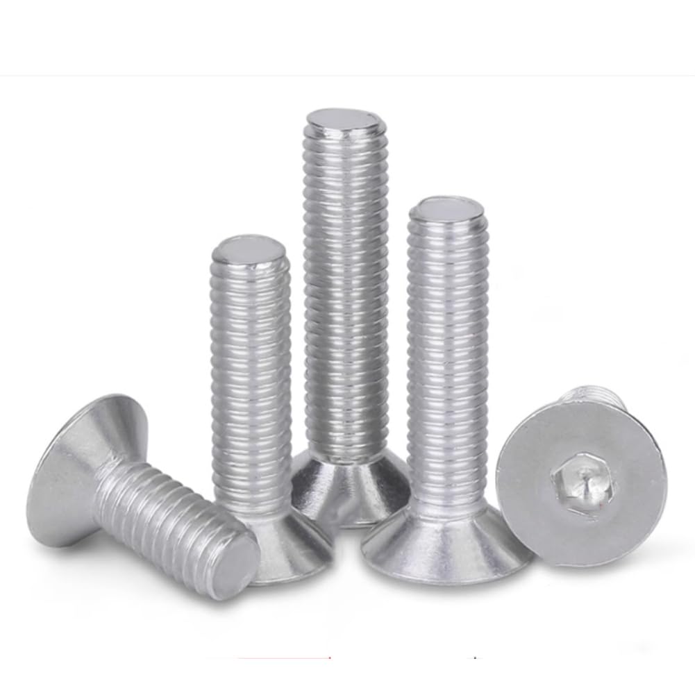 Amazon | 20個アルミ皿頭六角穴付きネジ、機械やファスナーなどに。M5 Amazon | 20個アルミ皿頭六角穴付きネジ、機械やファスナーなどに。M5