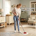 4PCS Spin Mop Replacement,100% Microfiber,Machine Washable,360° Rotation - Image 6