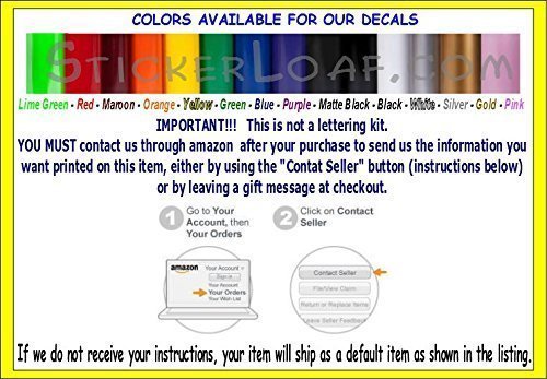 Miniatura 2 de StickerLoaf Brand Big Rig DOT NUMBER GVW MCC Numbers Business name Truck DOOR sign state license signs CUSTOM DECALS long haul trucker trucking