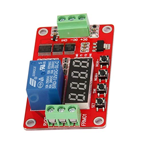 Image of PZIN14016700 Multifunction Self-Lock Relay Cycle Timer Module Plc Automation Delay 12V