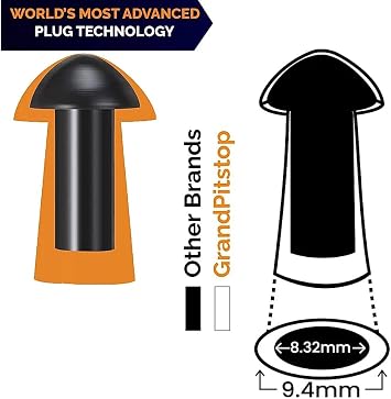 GRAND PITSTOP Replacement Mushroom Plugs for tubeless Tire Puncture Repair kit - for Cars, Motorcycles- Spare Plugs (30 Plugs)