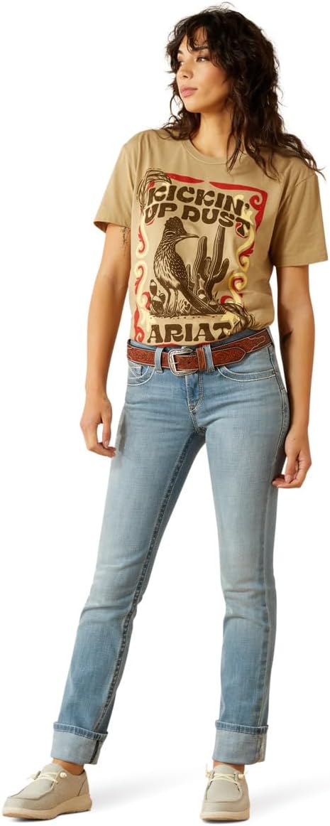 ARIAT Womens Perfect Rise Alina Straight Leg Jean