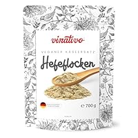 vinativo Hefeflocken – Nährhefe vegan und glutenfrei – 700g – veganer Käseersatz – Premium Qualität – zum Kochen, Backen