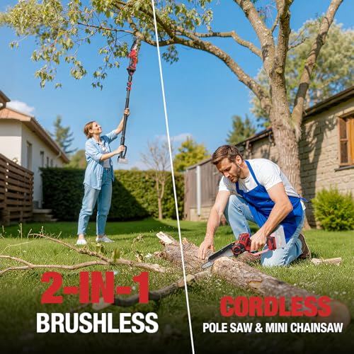 Chainsaw Cordless with Brushless Motor