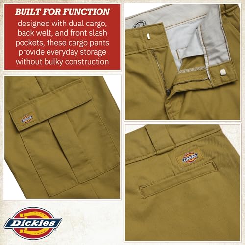 Dickies Womens Regular Fit High Waisted Wide Leg Cargo Pants - image 5