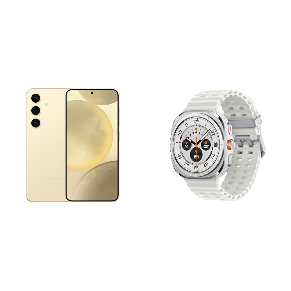 Amazon | Galaxy S24 256GB イエロー+Watch Ultra チタニウムホワイト