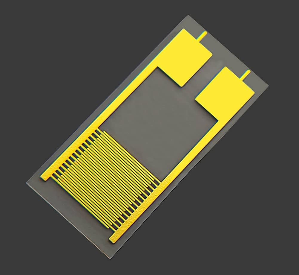 10 Pieces/Pack 50μm Flexible PET Interdigitated Electrodes IDE Medical Gas Humidity Sensor Interdigital Capacitor Microelectrode (5mm-10mm)