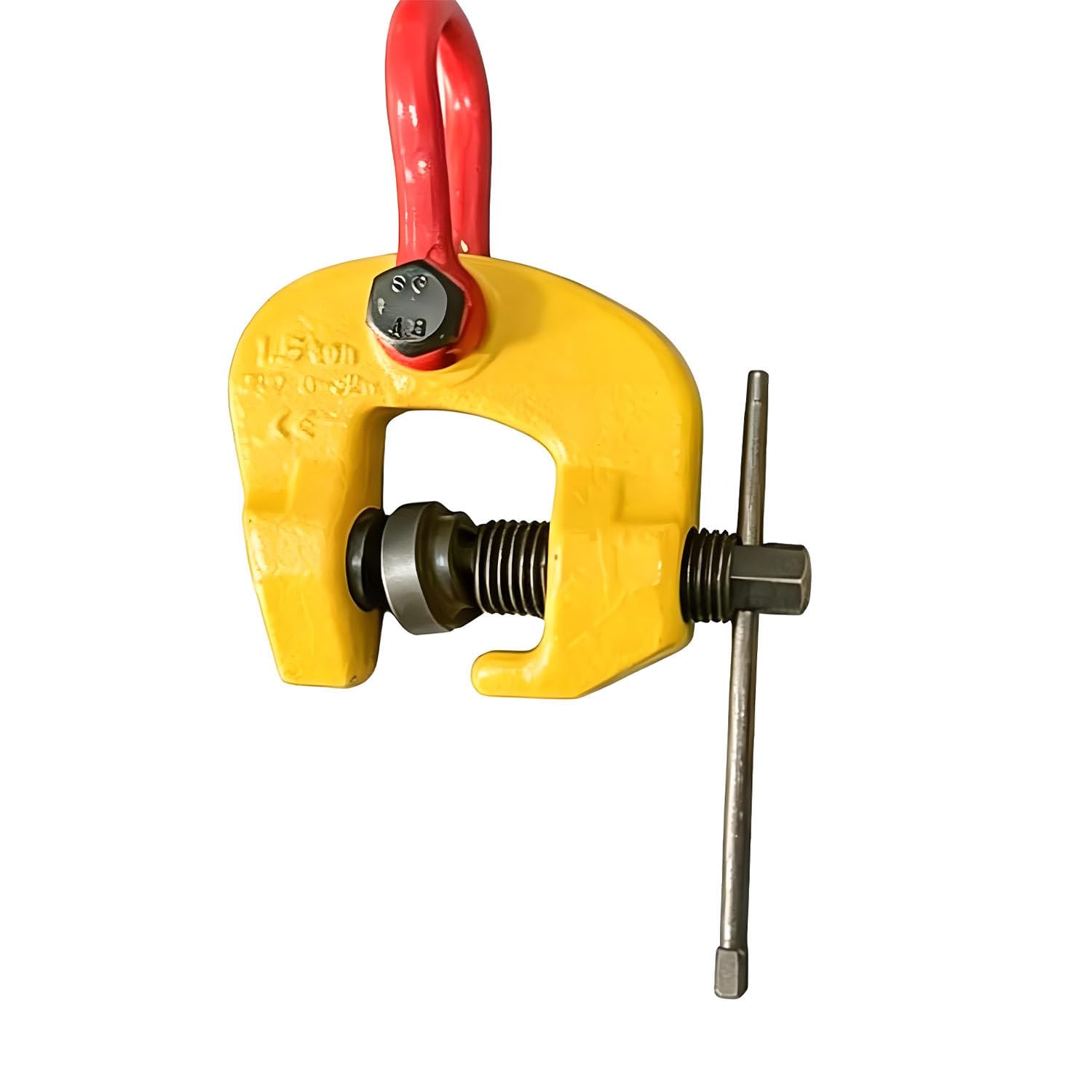 AiODiO 1.5T 3T Hoisting Lifting Clamp,Screw Adjust Steel Plate Clamp, Portable Lightweight Body, Heavy Duty Performance for Daily Hoisting Tasks 1.5t