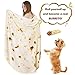 RAINBEAN 71IN Burritos Double Sided Blankets Adult Size, Tortilla Blanket for Kids, Cool Stuff Gifts for Man and Boys, Novelty Food Wrap Blanket, Taco Blankets for Birthday Gifts White Elephant