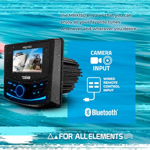 Reproductor DS18 MRX150 con pantalla de 3” para usos marinos y deportivos miniatura 3