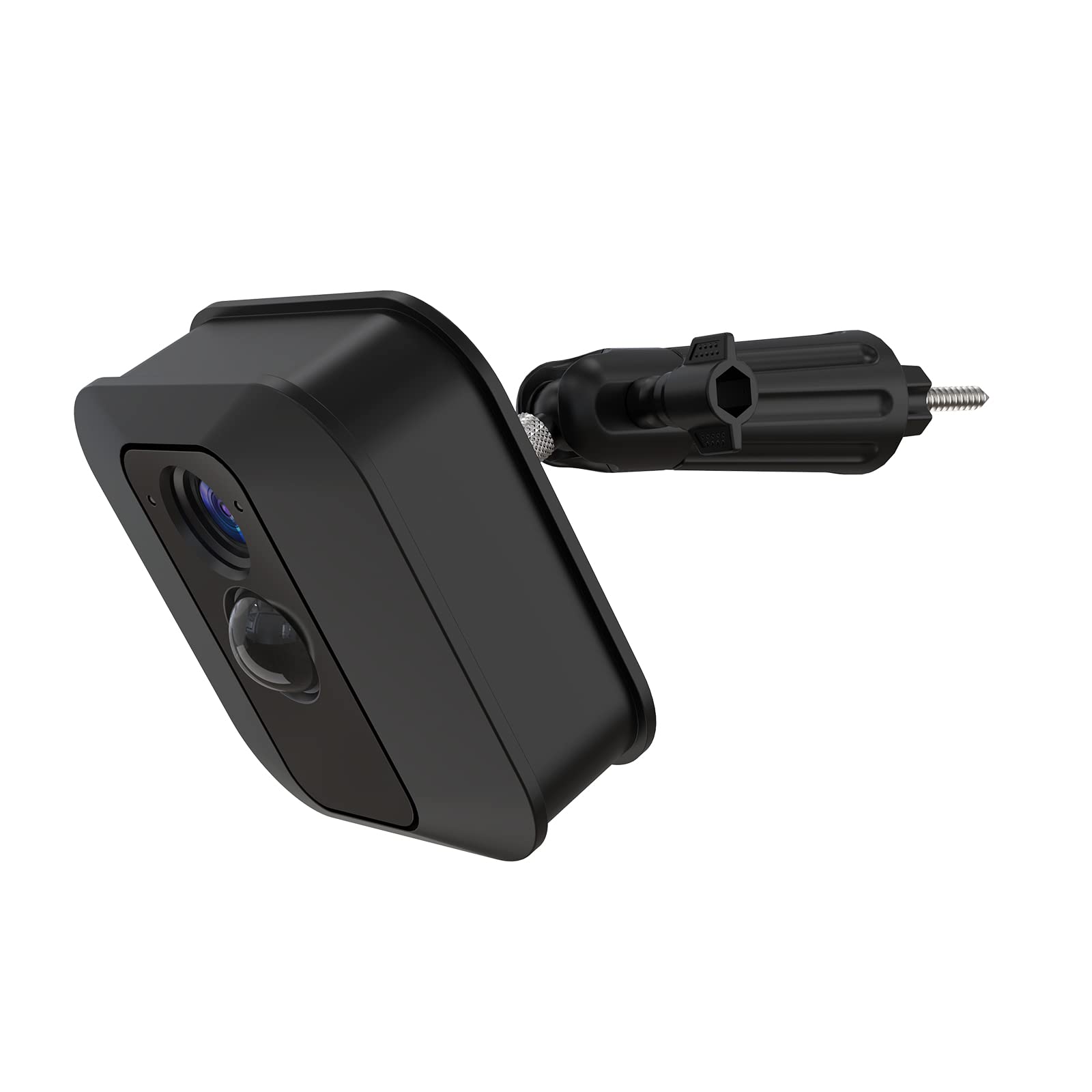 HOLACA Tree Mount Trail Camera Holder with 1/4" Universal Threads for All Blink, Eufy, Arlo, Wyze, Google Nest, Simplisafe and More Camera Tree Holder Screw Mounting Bracket(Black)