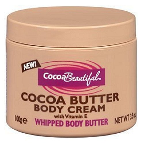 Cocoa Beautiful, Cocoa Butter Body Cream, Whipped Body Butter, 3.5 oz