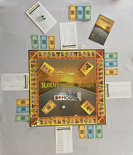 Retirement Gift | Retirement Road Board Game | Game For Senior Citizens And Retirees | Gift For Parents Grandparents | Game For Game Night | 2 To 6 Players | Play Time 45 To 90 Minutes #TOP6
