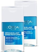 L'Oréal Paris Desmaquillante Suave para Ojos y Labios resistente al agua 2 X Lote 125 ML
