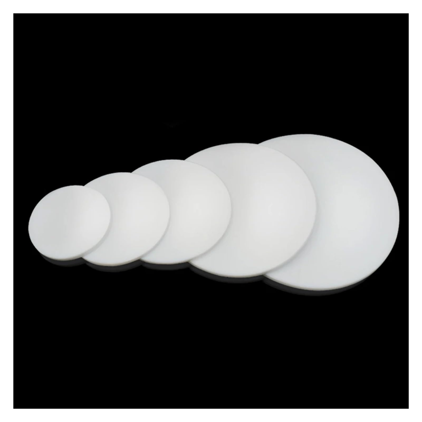 1 Uds. Hoja redonda de PTFE de 3mm tablero de PTFE sólido placa de junta de sellado de alta temperatura diámetro 45/58/68/78/88/102/122/138/158/188/212mm (Tamaño : 188x3mm)