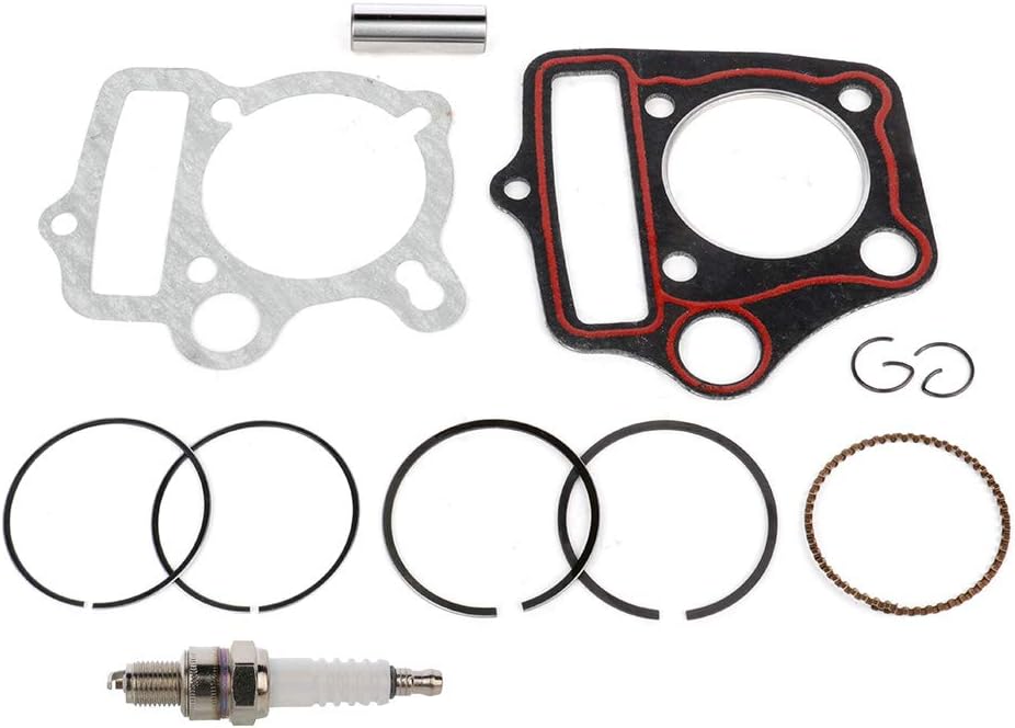 ECCPP New Cylinder Piston Ring Gasket fit for Honda ATC70 CRF70 CT70 C70 TRX70 XR70 SL70 Compatible fit for Cylinder Piston Gasket Top End Kit 12101-GB0-910