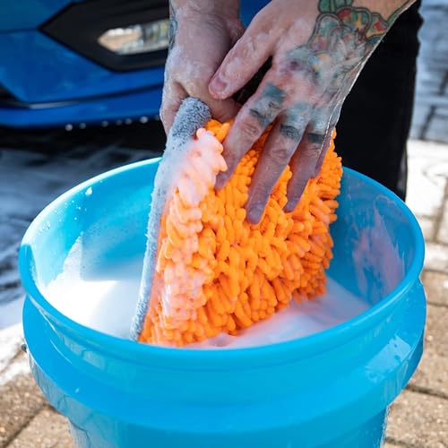 Meguiar's Hybrid Wash Mitt Waschhandschuh - Beidseitige Mikrofaser für optimale Reinigung und Schutz, Maschinenwaschbar, wiederverwendbar… – Ansicht 5