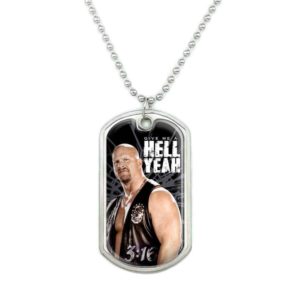 GRAPHICS & MORE WWE Stone Cold Steve Austin Hell Yeah Military Dog