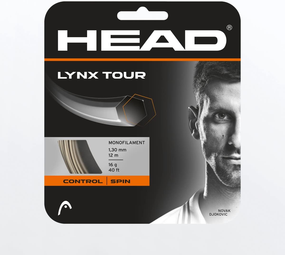 HEAD Lynx Tour Monofilament Monofilament Tennis String Set Mulitpacks (2-4-6-8-Packs)