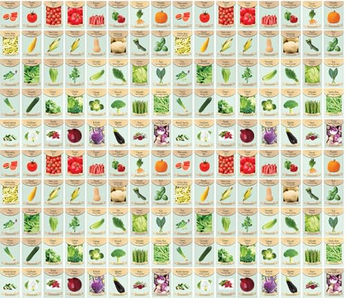 Black Duck Brand Set of 160 Vegetable and Herb Seeds